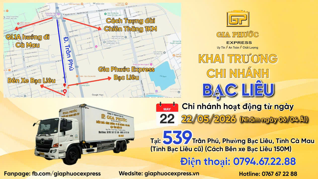 Gia Phước Express Bạc Liêu